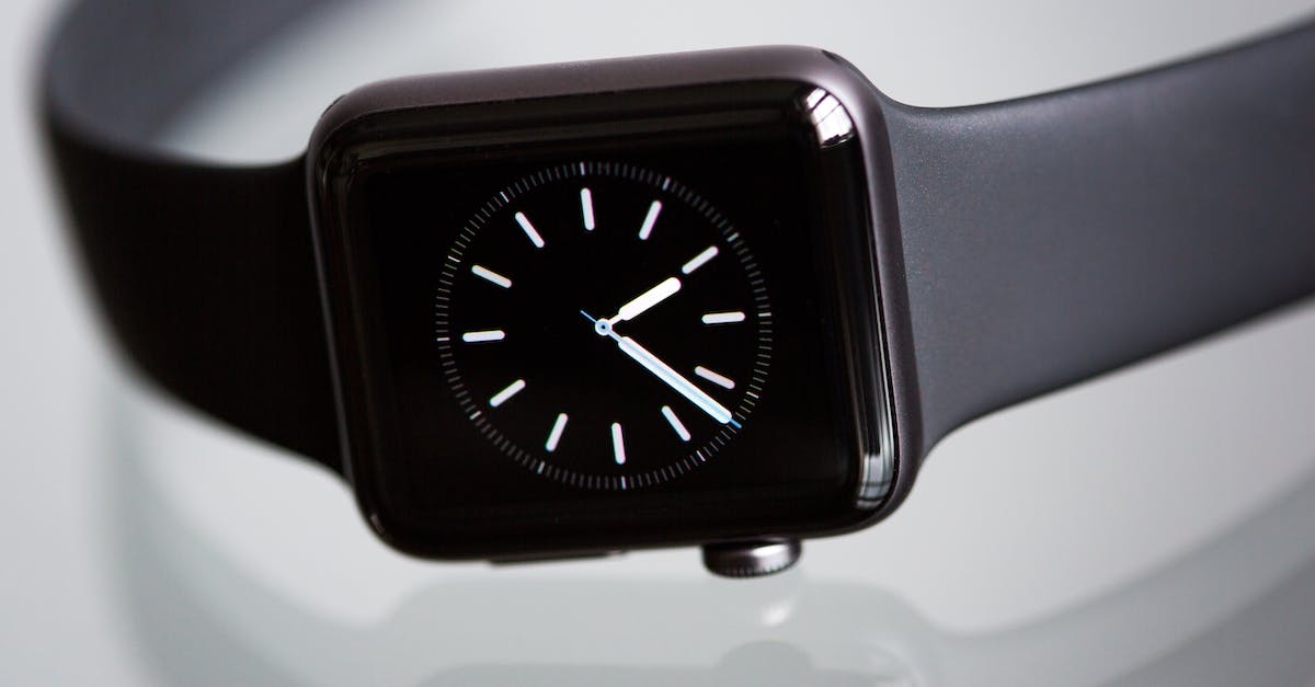 Clock with 2 different times - Black Apple Watch With Black Sports Band Clock with 2 different times - Black Apple Watch With Black Sports Band