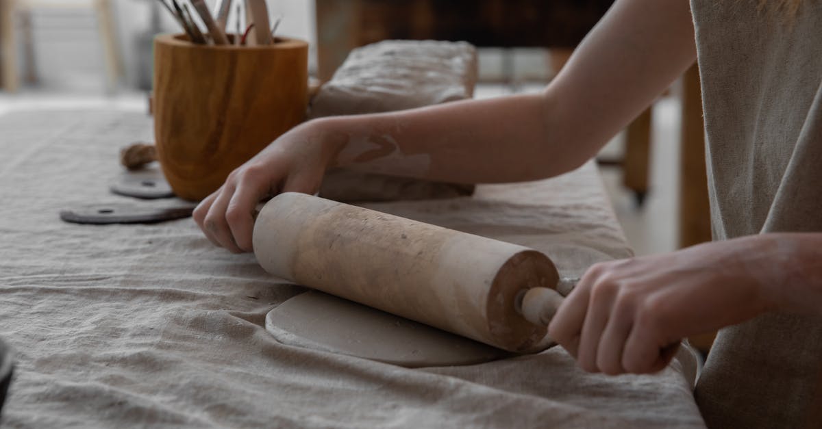 Coalesced for credits in Mass Effect 3 not working - Crop craftswoman rolling out clay mass in workroom