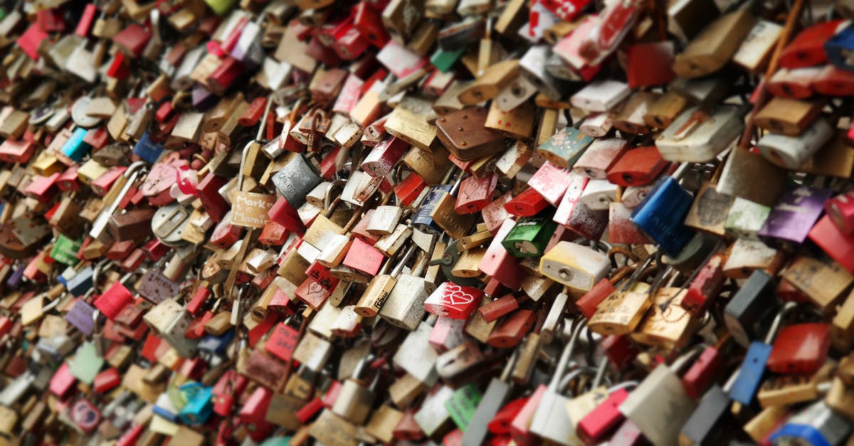 Coloured Locks on The Escapists [duplicate] - Red Brown Wishing Locks during Daytime