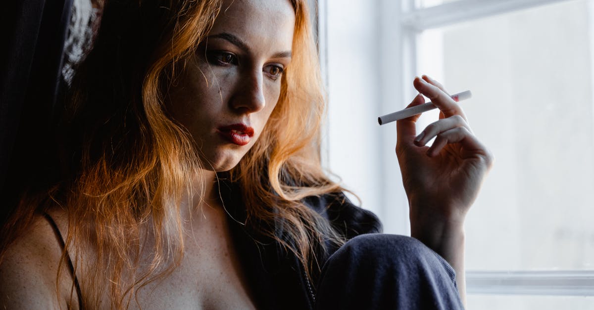 Confused about the new 5.0 update - Close-up Photo of Distressed Woman smoking Cigarette 