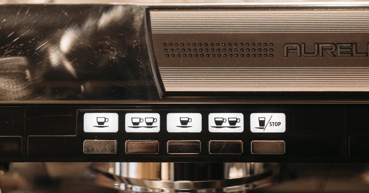 Controls in f1 2015 - Black and Silver Espresso Machine Controls in f1 2015 - Black and Silver Espresso Machine