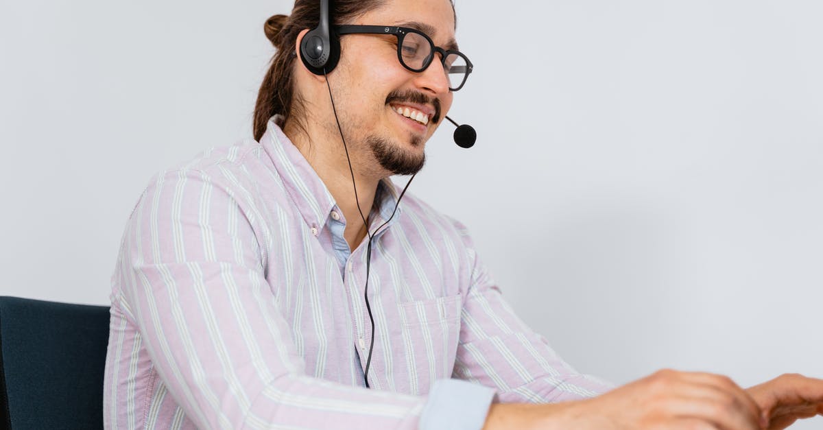 Copycat Operator (Minor spoiler) - Man in Long Sleeve Shirt with Black Headset and Mouthpiece Copycat Operator (Minor spoiler) - Man in Long Sleeve Shirt with Black Headset and Mouthpiece