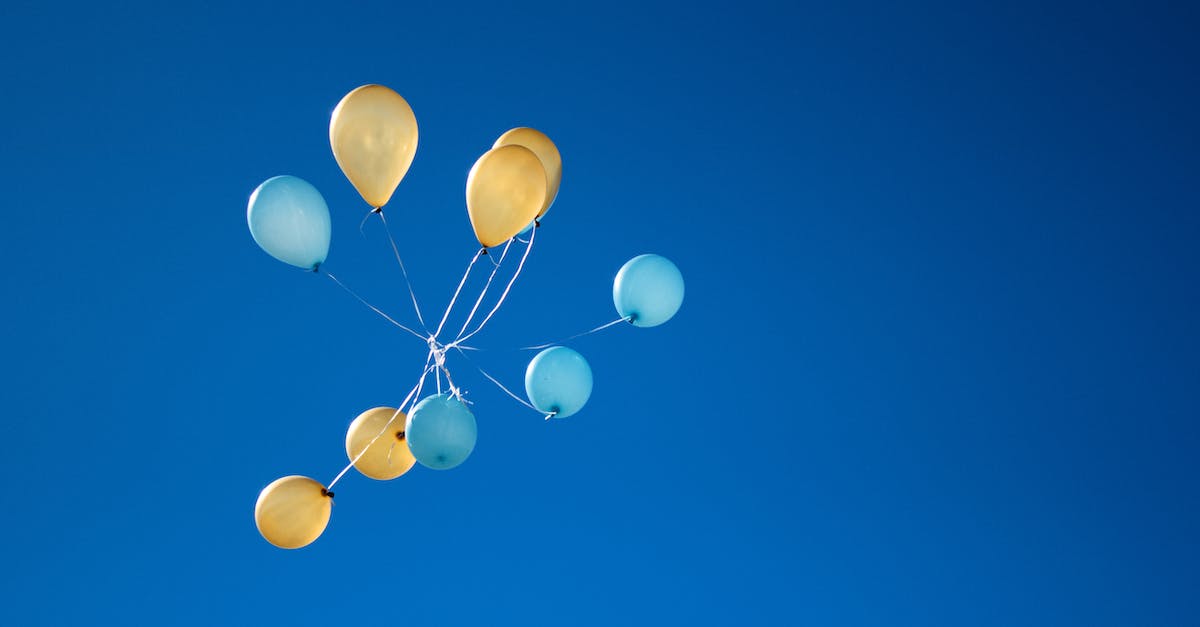 CSGO Floating in the Air when Spawn - Photo of Yellow And Blue Balloons On Sky