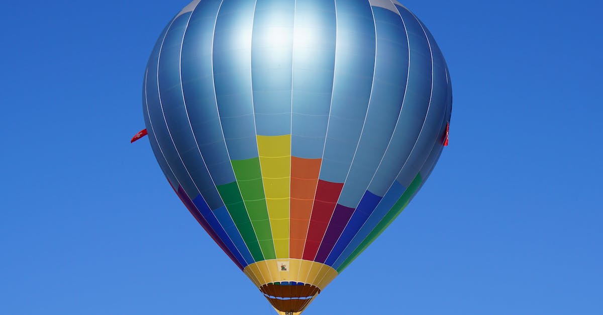 CSGO Floating in the Air when Spawn - Hot Air Balloon Flying Against Blue Sky