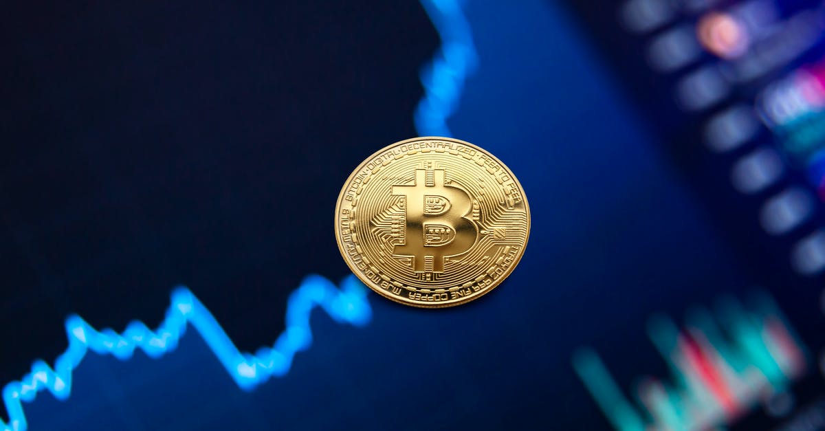 Data values with /summon? - Gold bitcoin coin on background of growth chart