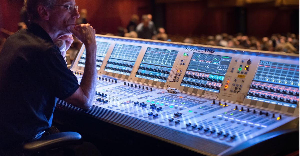 Destiny Audio Drops / problems - Man Sitting in Front of Audio Mixer