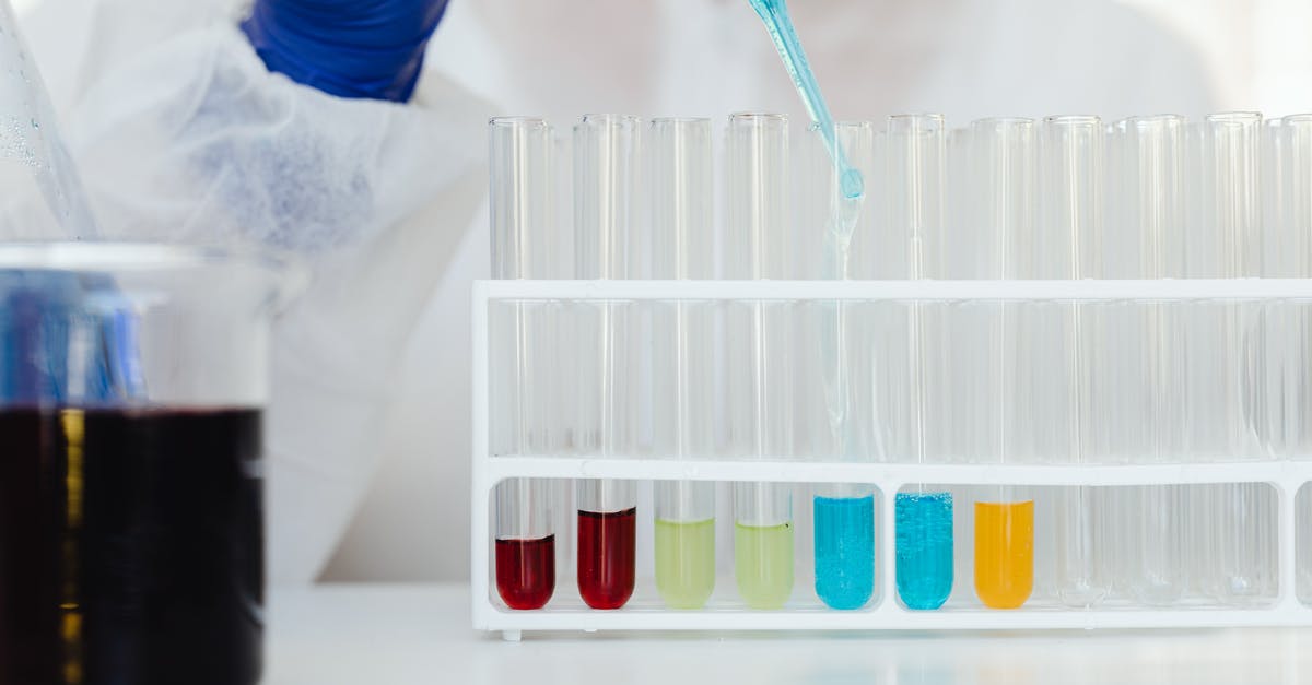 Detecting items in a Dropper - A Person Putting Liquids in the Test Tubes
