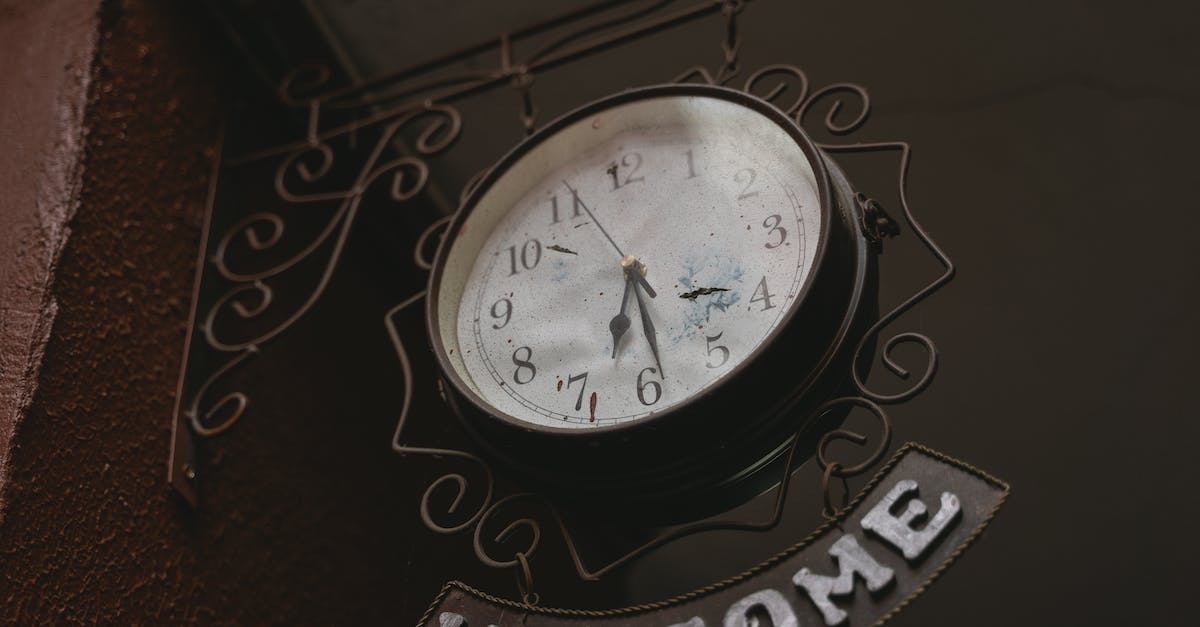 Diana Q-R time frame? - An Old Analog Clock Hanging on Metal Rock