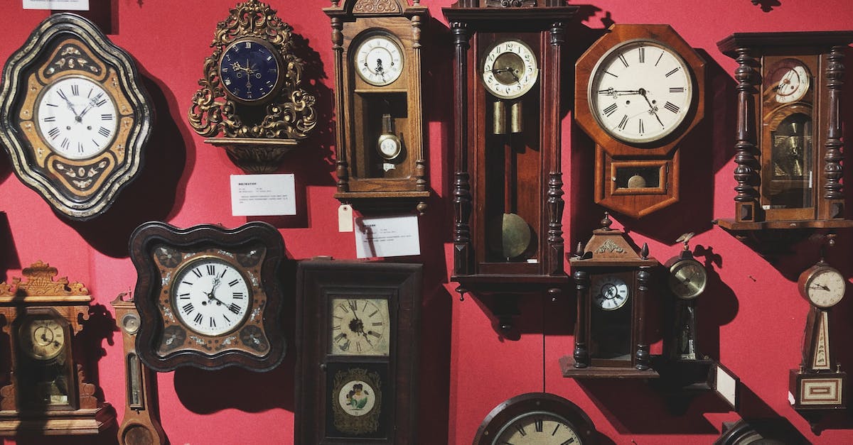 Did I remain detected once alert disappears? How many time? - Collection of retro wall clocks in antique store