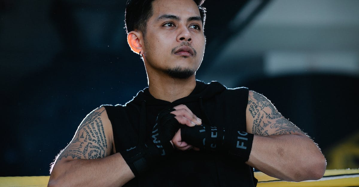 Did Morinth actually think Shepard is strong-willed enough? - Tattooed ethnic sportsman looking away on boxing ring Did Morinth actually think Shepard is strong-willed enough? - Tattooed ethnic sportsman looking away on boxing ring