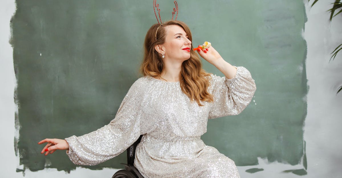 Disabled NPC Fallout New Vegas - Woman Wearing Reindeer Headband Holding a Party Blower