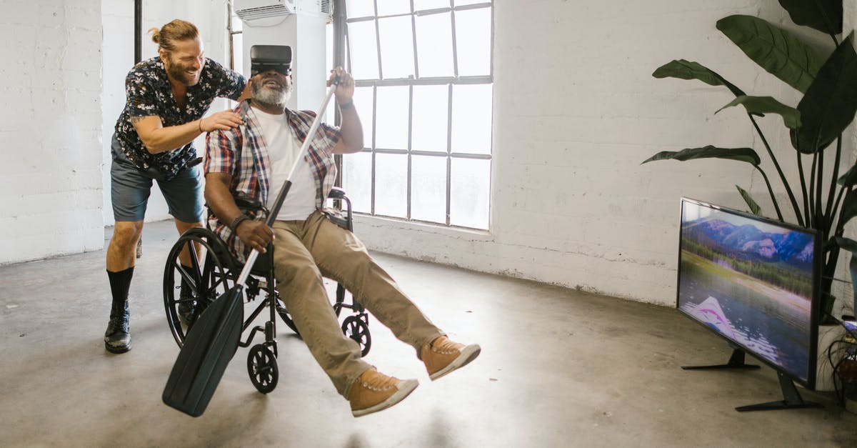 Disabling enemy AI - Man Sitting in a Wheelchair Playing Disabling enemy AI - Man Sitting in a Wheelchair Playing