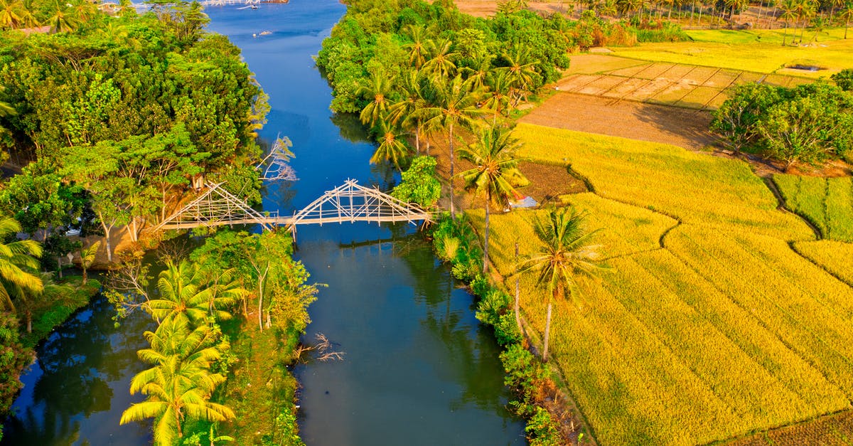 Disconnect Bridge From Lever - Wide Angle Photography of River
