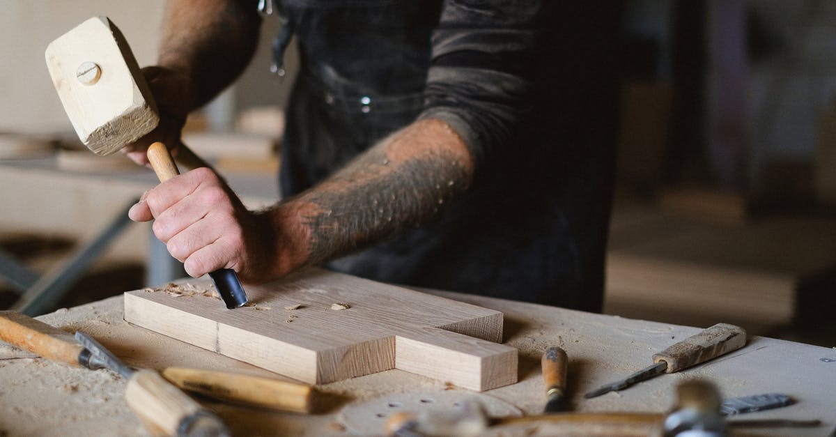 Do companions have S.P.E.C.I.A.L. stats? - Unrecognizable male carpenter using forged chisel and wooden hammer while creating pattern on lumber board at table in workshop on blurred background Do companions have S.P.E.C.I.A.L. stats? - Unrecognizable male carpenter using forged chisel and wooden hammer while creating pattern on lumber board at table in workshop on blurred background
