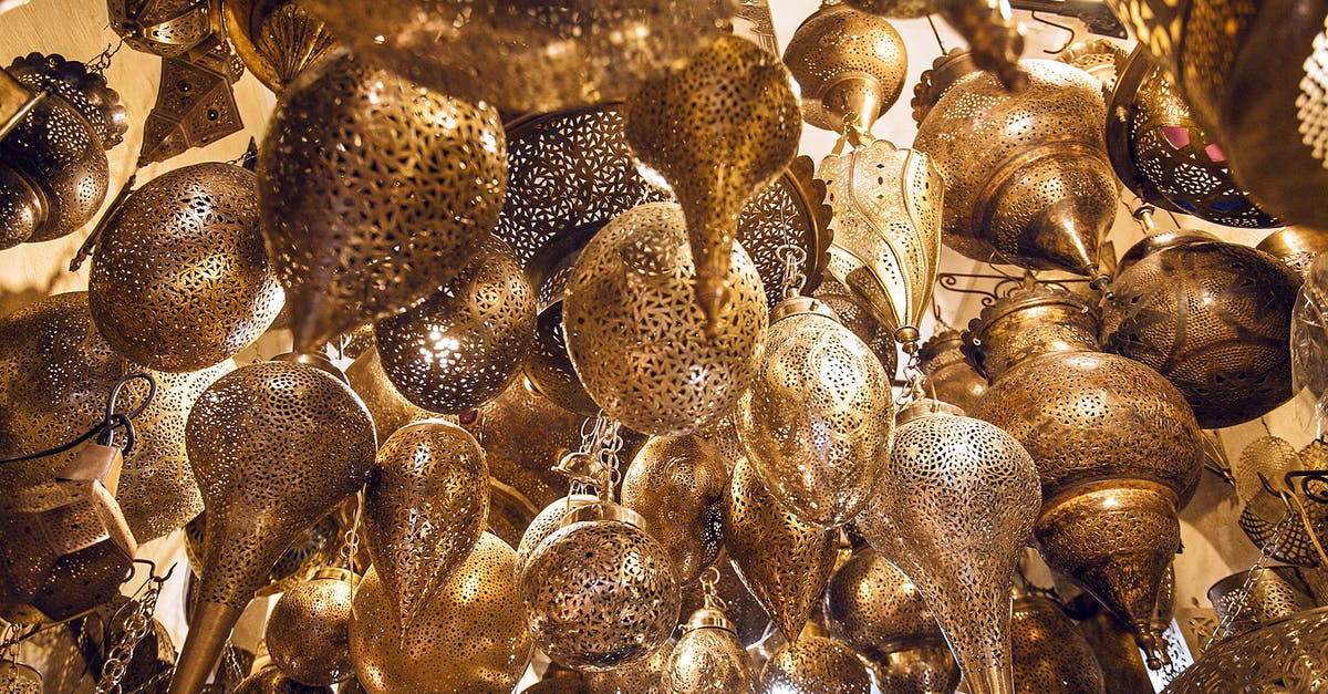 Do different fishing holes have different odds? - From below of assorted ornamental Moroccan lamps with tiny holes on shiny surface in local market Do different fishing holes have different odds? - From below of assorted ornamental Moroccan lamps with tiny holes on shiny surface in local market