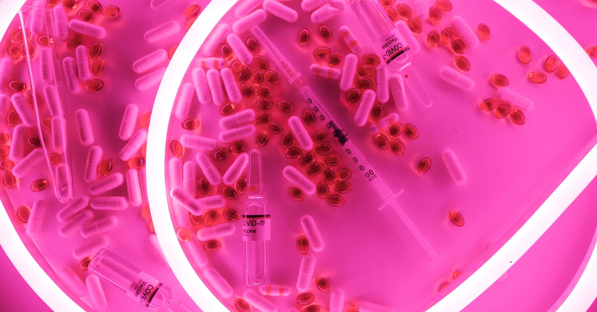 Do different foods heal different amounts of HP? - Medical syringe and pills with capsules placed in bright light