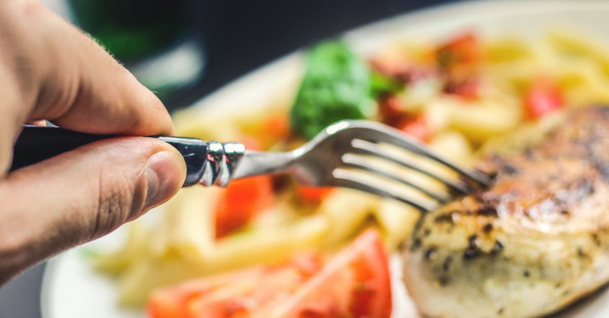 Do different types of meat fill more hunger bars? - Person Holding Silver Fork