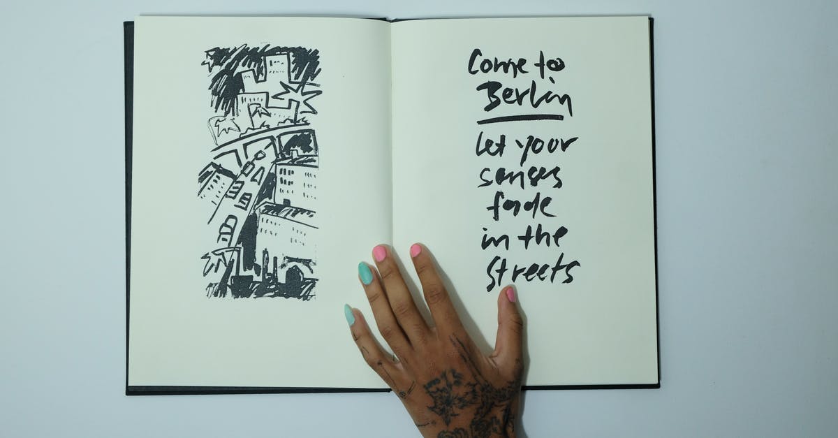Do fade touched enchantments stack? - Unrecognizable woman with opened sketchbook with inscription and drawing Do fade touched enchantments stack? - Unrecognizable woman with opened sketchbook with inscription and drawing