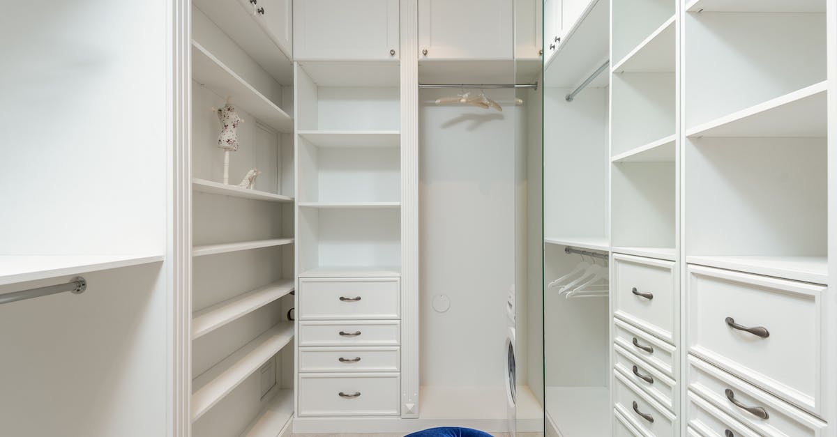 Do I need a dweller in the storage room? [duplicate] - White classic styled built in wardrobe with empty shelves
