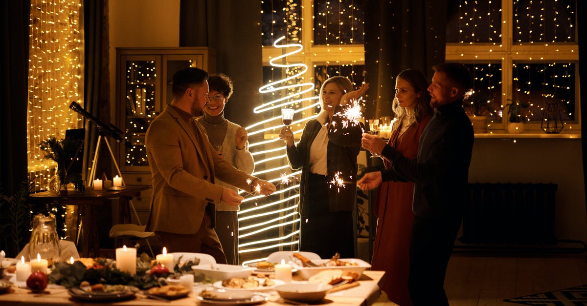 Do I need to talk to everyone everytime that there's a festival? - Family Celebrating Christmas While Holding Burning Sparklers Do I need to talk to everyone everytime that there's a festival? - Family Celebrating Christmas While Holding Burning Sparklers