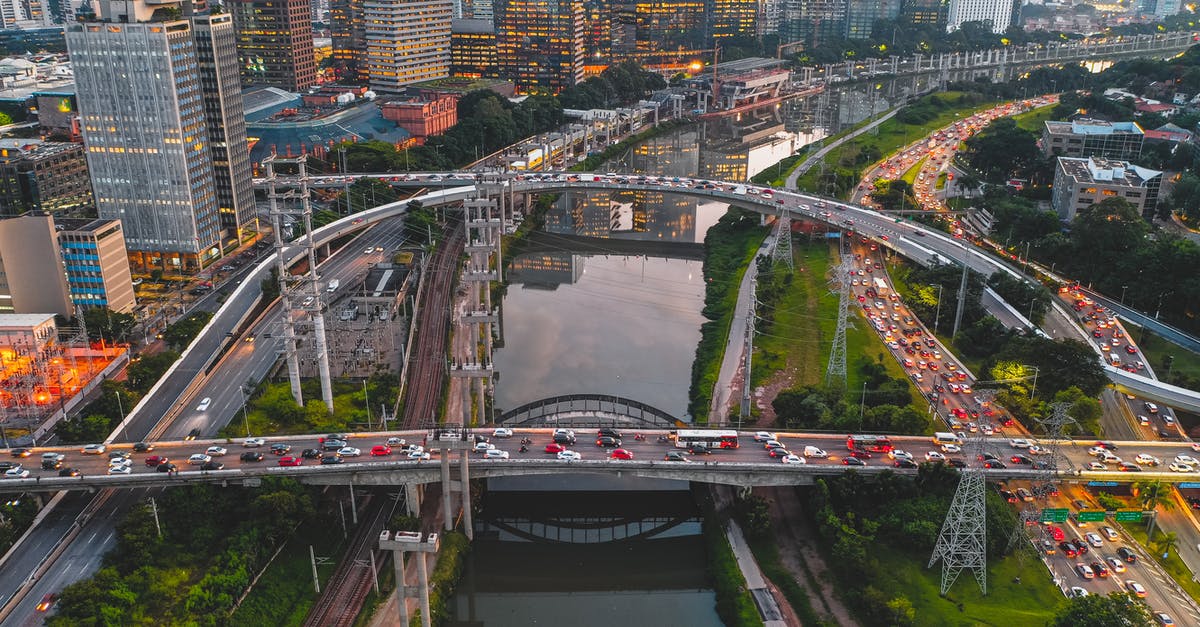 Do my friendships grow, even if I cannot progress the story? - Drone view of large intersection with automobiles in busy city with contemporary skyscrapers and green lawns