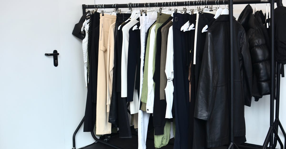 Do objects need to remain in the room to provide their trend bonuses? - Collection of garments hanging on rack