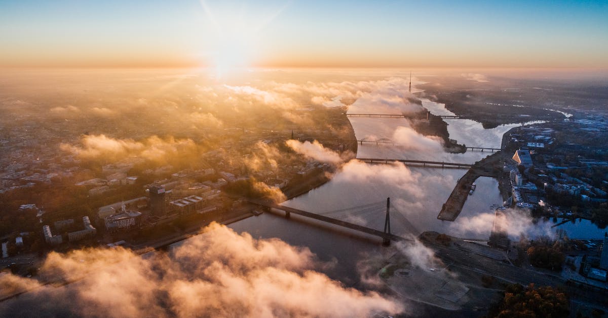 Do roads count as improvements for Weather Controller Sats? - Bird's Eye View of City Buildings during Sunset