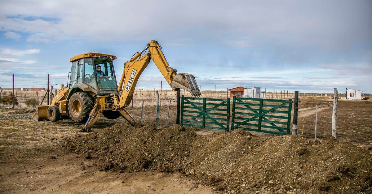 Do settlers need access to the ground to farm? - Yellow Excavator on Brown Field Under Gloomy Sky