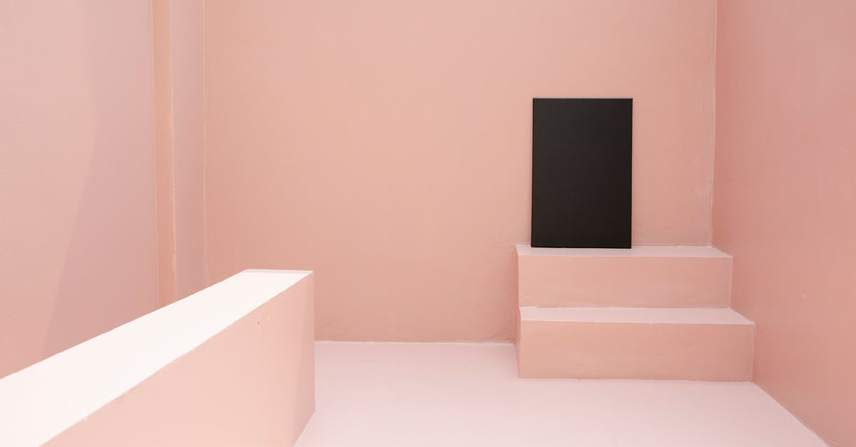 Do tamed oviraptors promote pooping? - Black canvas placed on staircase in pink room