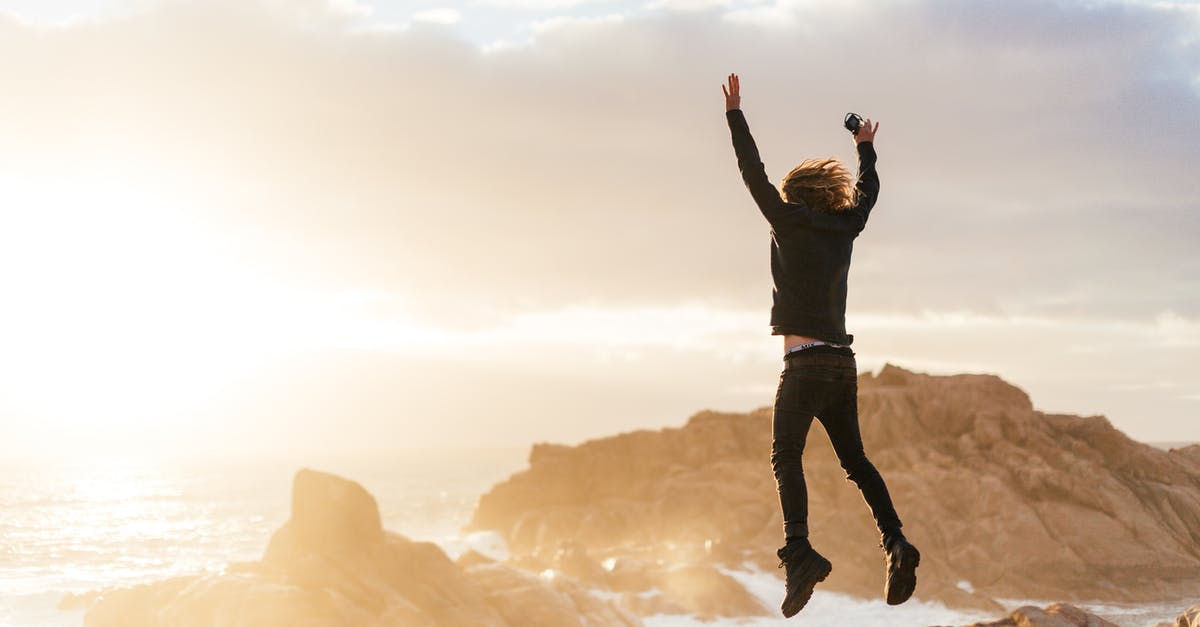 Do the stone soldiers move in a predicable pattern? - Full body of anonymous male in casual clothes jumping on coast near ocean while spending time at sunset Do the stone soldiers move in a predicable pattern? - Full body of anonymous male in casual clothes jumping on coast near ocean while spending time at sunset