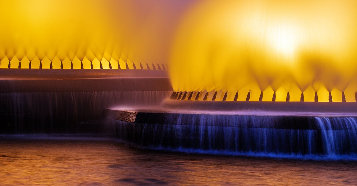Do these fountains have any purpose? - Fountains Illuminated at Night