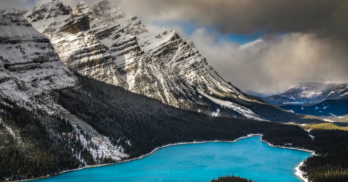 Do you have to water winter crops? - Peyto Lake in Banff National Park