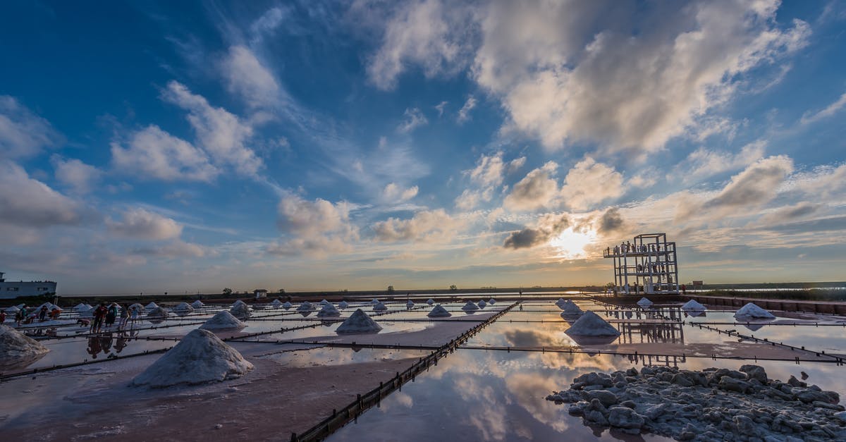 Does a Mining World designation improve strategic resource synthesis? - Blue sky above salt fields in evening