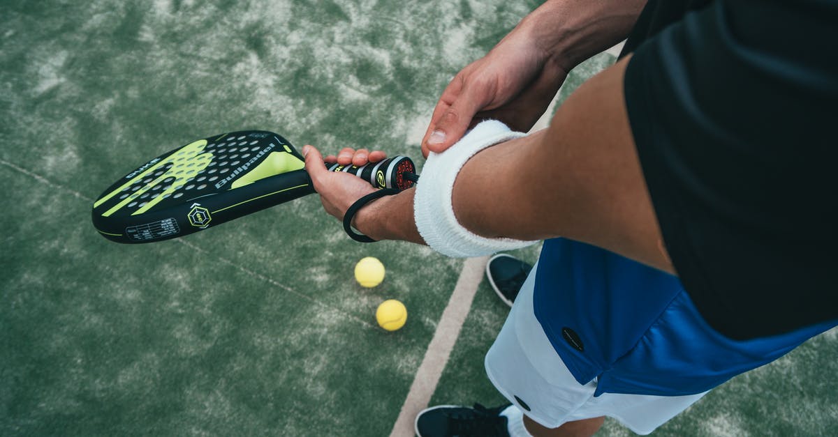 Does anyone know from which game this screenshot is? - Person Holding Black and Green Tennis Racket