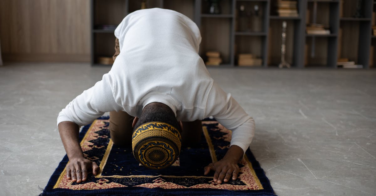 Does it matter if I found a religion on holy site or Stonehenge? - Muslim black man praying at home