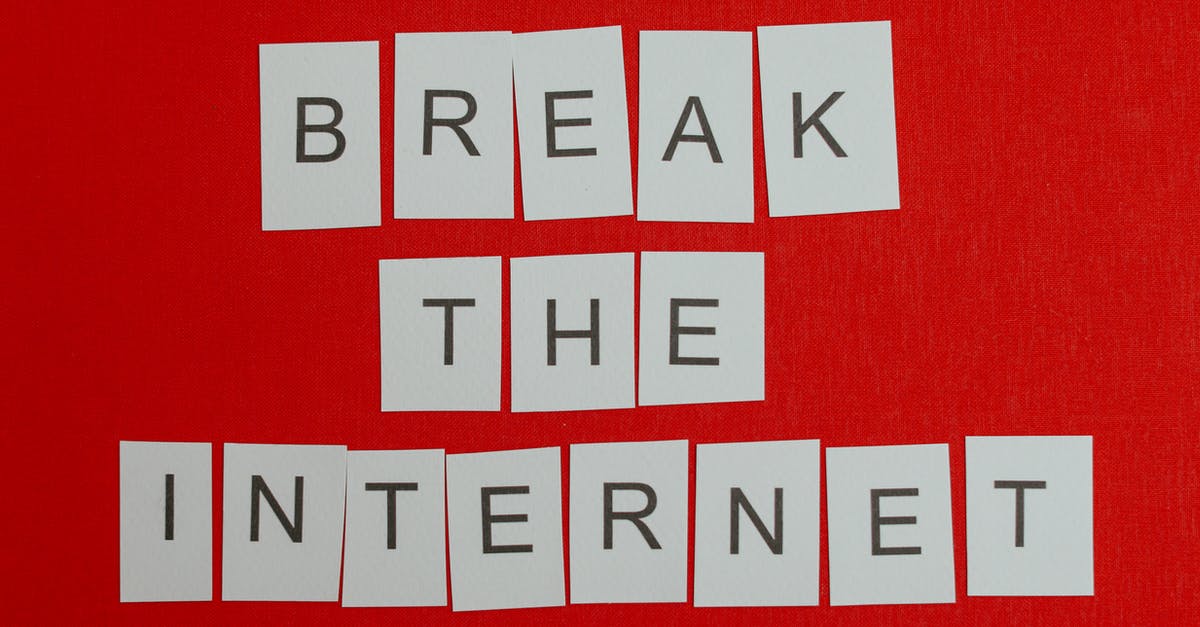 Does items/modules breaks or malfunction in KSP? - Individual Letters Printed on Paper and Put Together to Make a Sign Saying Break the Internet