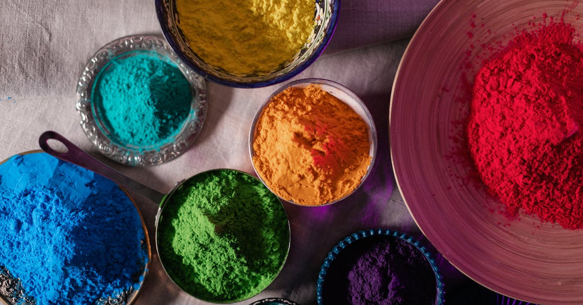 Does matching the character to the kart matter in Double Dash? - Top View of Multicoloured Powders in Bowls and Plates Does matching the character to the kart matter in Double Dash? - Top View of Multicoloured Powders in Bowls and Plates
