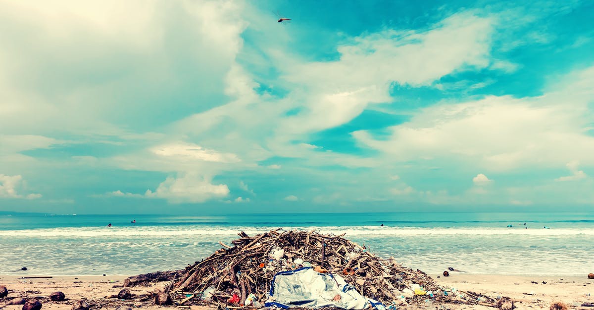 Does nuking ocean bases cause pollution? - Photo of Trash Lot on Shore Does nuking ocean bases cause pollution? - Photo of Trash Lot on Shore