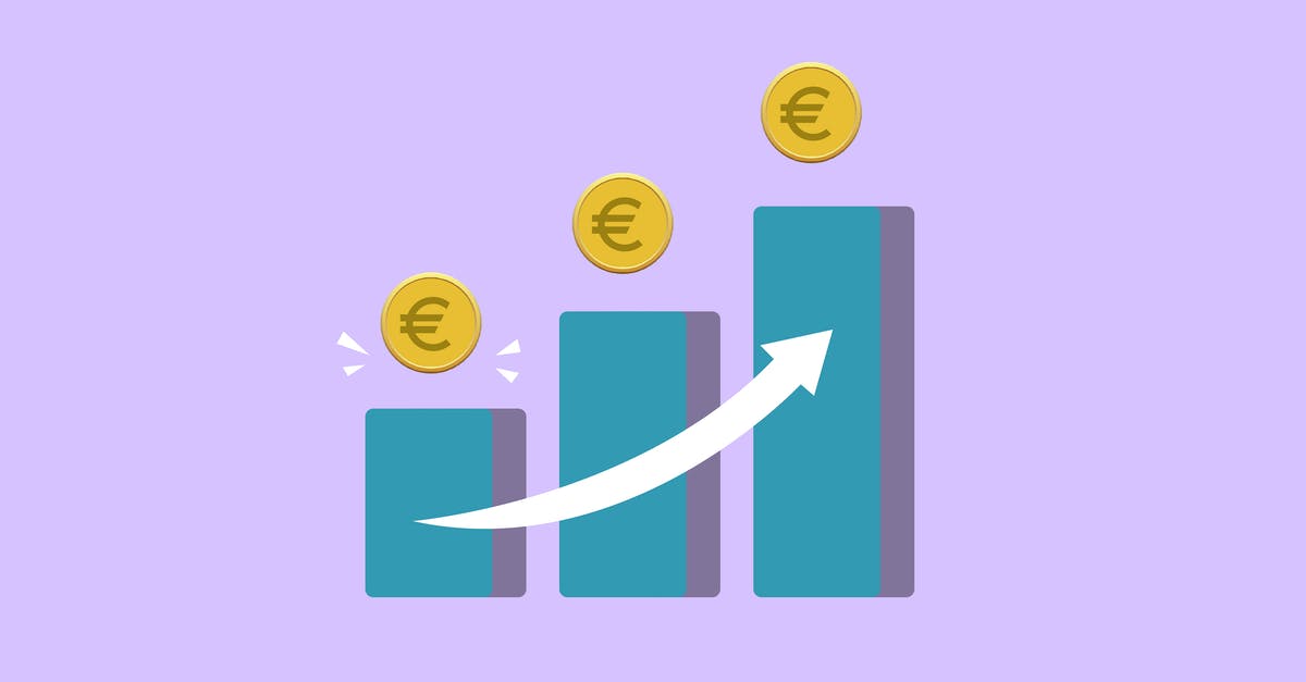 Does saving and logging out of an account reset its progress? - Vector illustration of income growth chart with arrow and euro coins against purple background