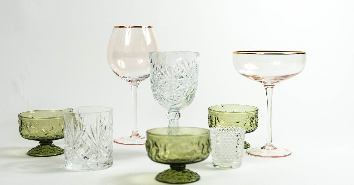 Does size make a difference? [duplicate] - Different types of cocktail glasses