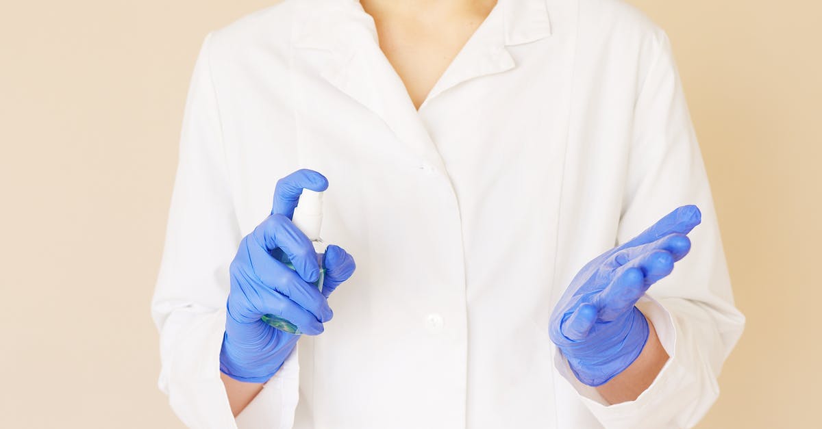 Does Stealth Spray work while riding Basculegion? - Crop unrecognizable hospital worker in white uniform spraying antiseptic liquid over hands in blue latex gloves Does Stealth Spray work while riding Basculegion? - Crop unrecognizable hospital worker in white uniform spraying antiseptic liquid over hands in blue latex gloves