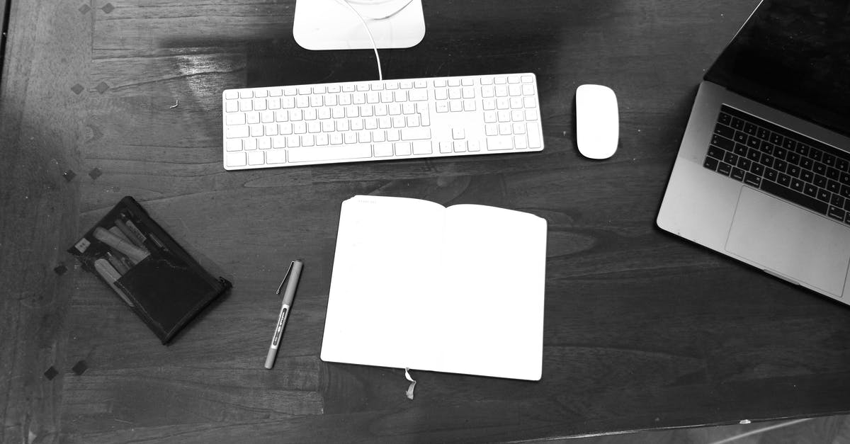 Does the F3 button work on PC? [duplicate] - Opened laptop on table neat notebook and computer mouse