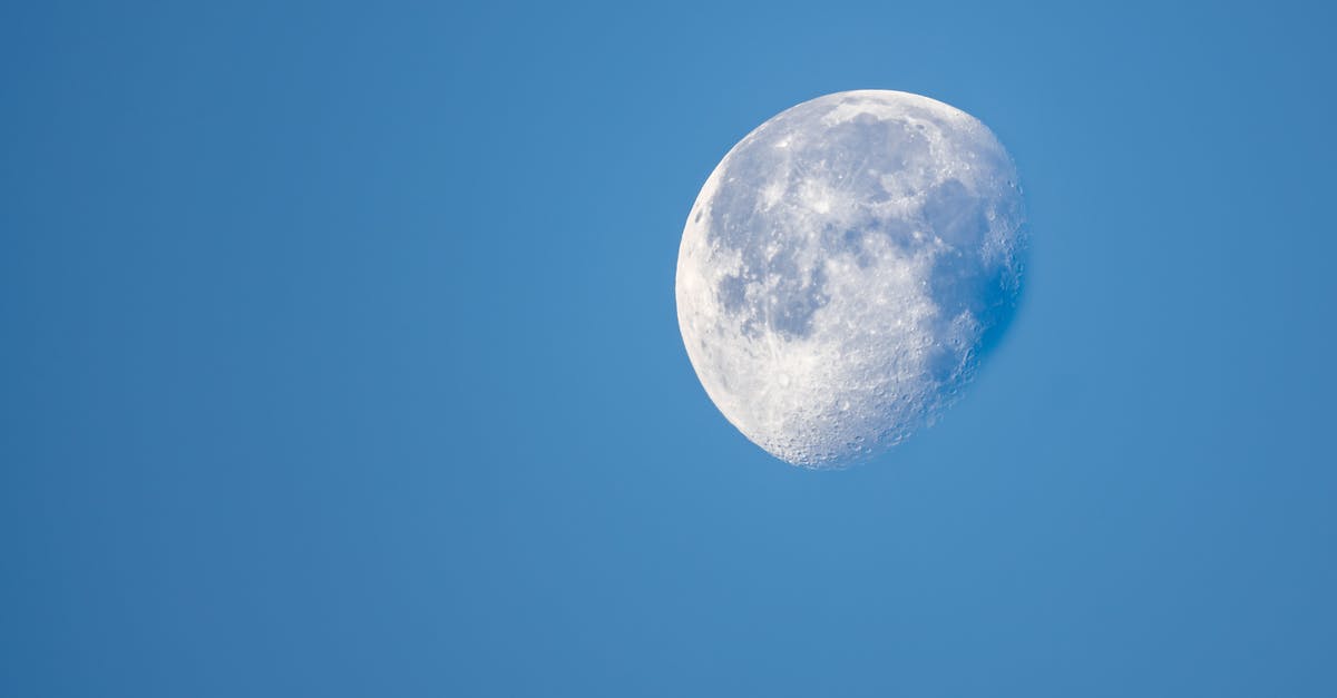 Does the phase of the moon affect my butterflies? - Luminous moon on blue starless sky