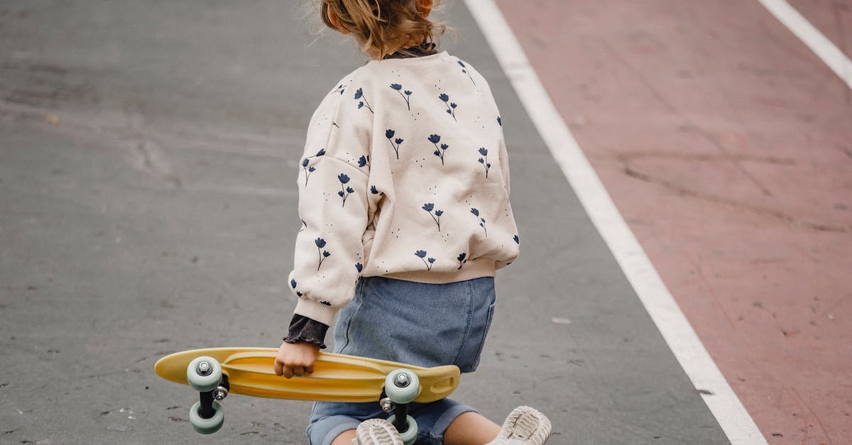 Does the Sole Survivor know how much time has elapsed since the kidnapping? - Crop girl with skateboard on sports ground