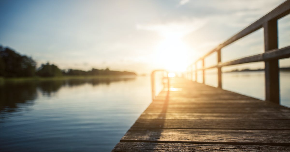 Does this dock work? [closed] - Low Angle Photography of Brown Wooden Dock at Golden House