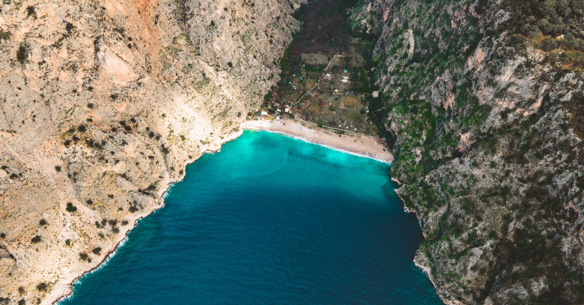 Does Tinker Island have an ending? - Blue Ocean Water between Rocky Mountains
