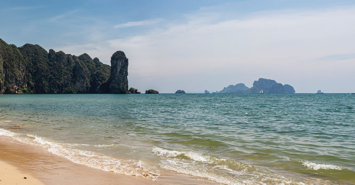 Does Tinker Island have an ending? - Brown Rock Formation on Sea Shore