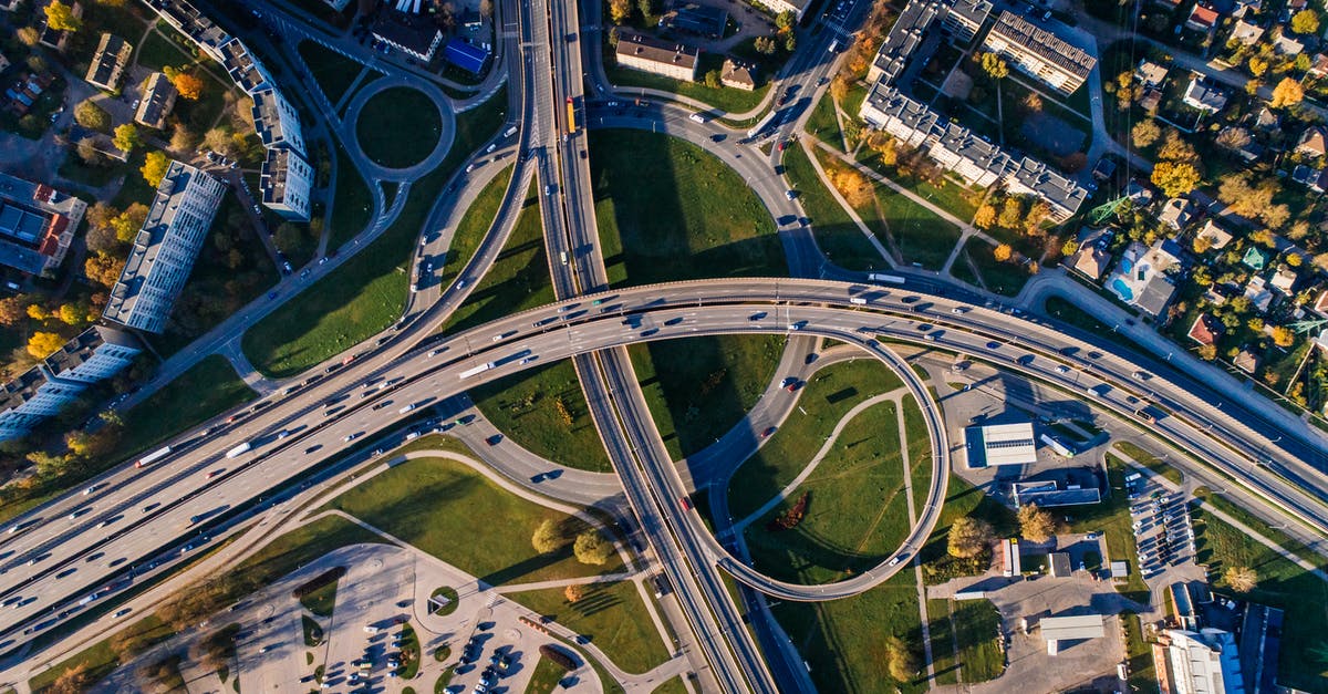 Does traffic encourage commercial properties? - Aerial Photo of Buildings and Roads Does traffic encourage commercial properties? - Aerial Photo of Buildings and Roads