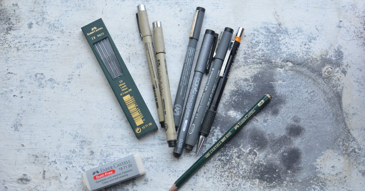 Does unsubscribing from a Workshop item delete the mod files? - Top view of different pens and markers placed on shabby gray table for drawing