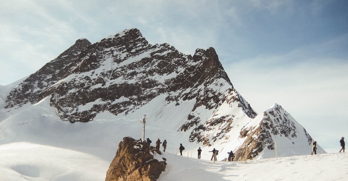 Does walking with a high level trainer give a higher chance to find rare pokemons? - People Walking on Snowy Mountain